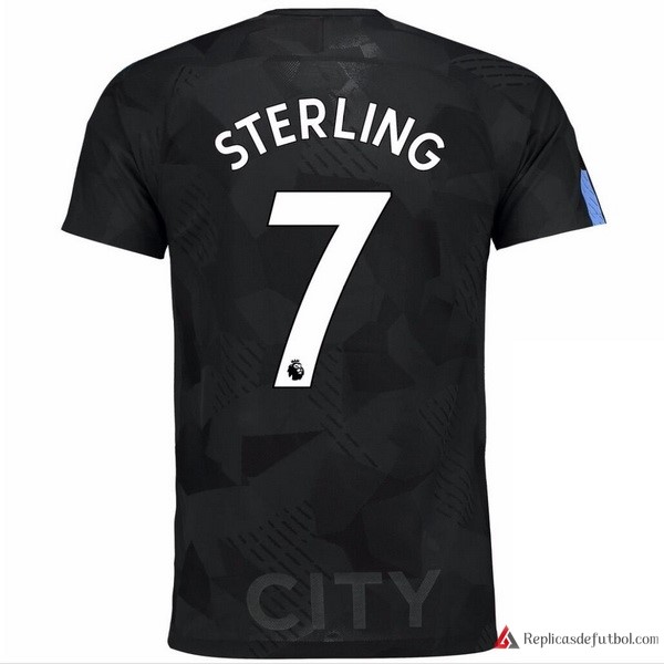 Camiseta Manchester City Tercera equipación Sterling 2017-2018